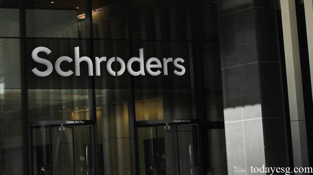 Schroders Releases Institutional Investor Sustainability Report ESG