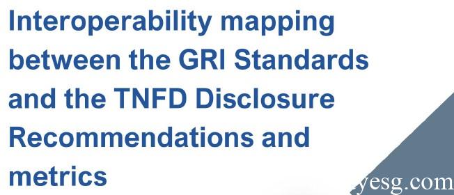 GRI TNFD Interoperability Mapping