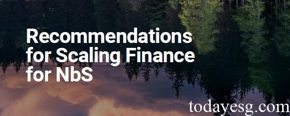 Financing Nature-based Solutions