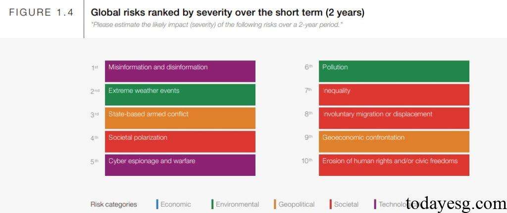 Global Risk Report Short Term Global Risks